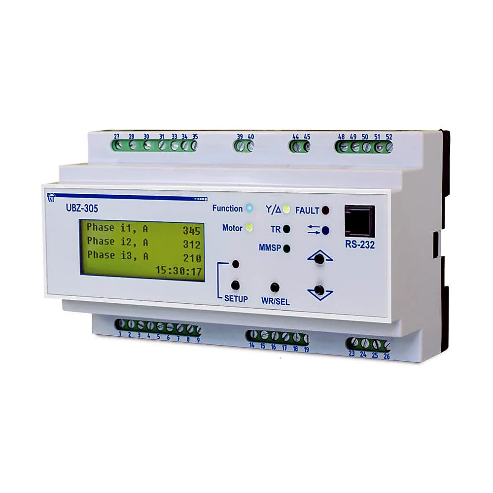 Реле захисту двигуна НОВАТЕК УБЗ-305М NTBZ305M0