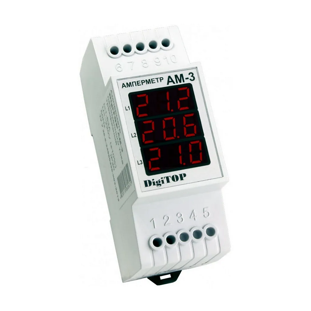 Амперметр DigiTOP АМ-3 1-63A АM-3