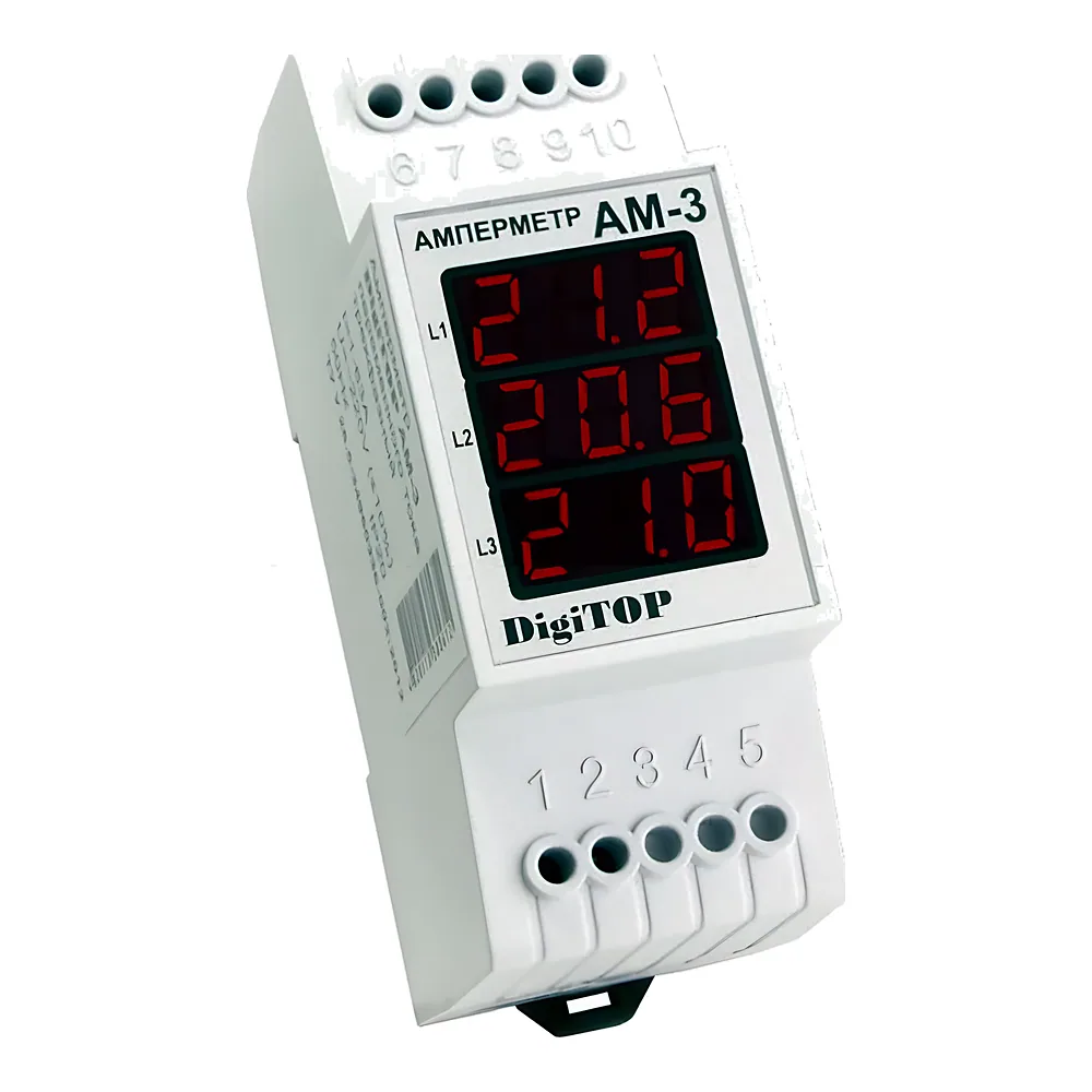 Амперметр АМ-3 1-63 А DigiTOP AM-3