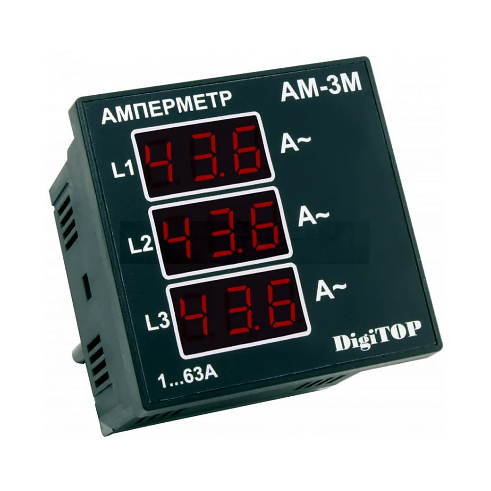 Амперметр DigiTOP АМ-3М 1-63А АM-3M