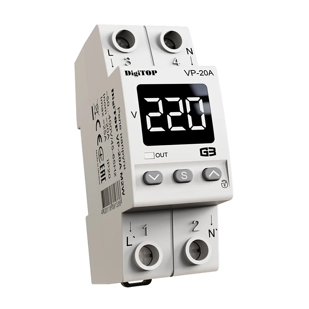 Реле напруги VP-20A M2W