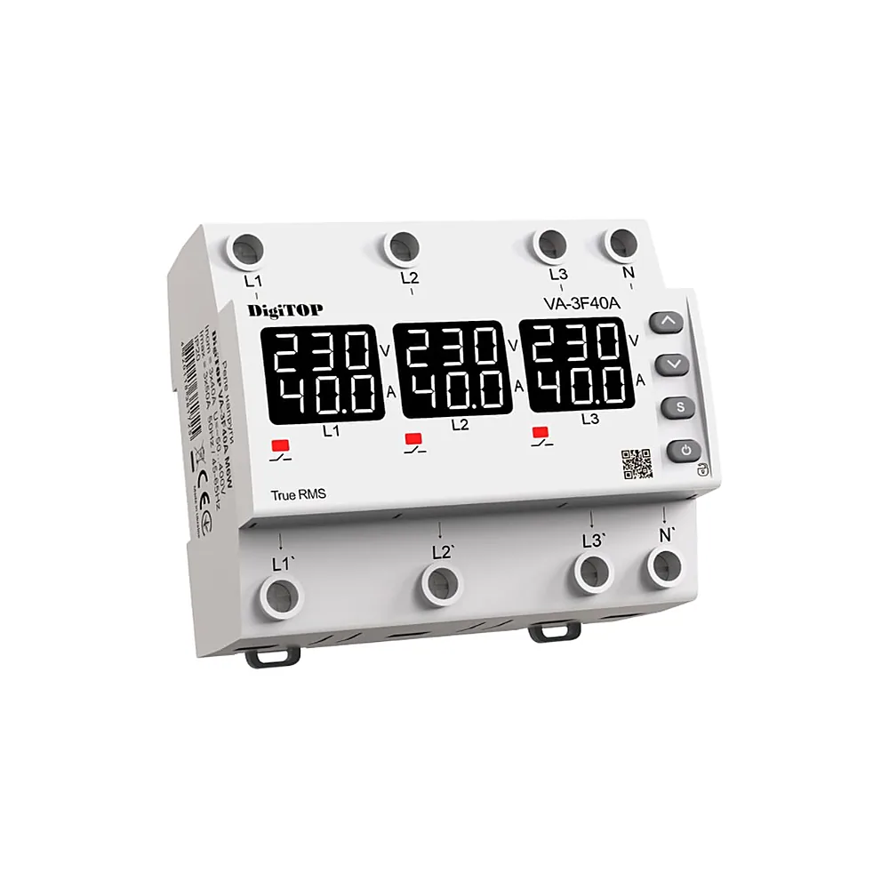 Реле напруги/струму DigiTOP VА-3F40A M6W