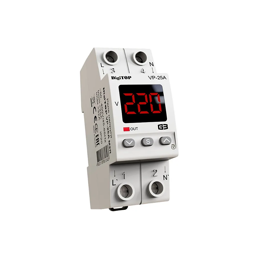 Реле напруги DigiTOP VP-25A M2R