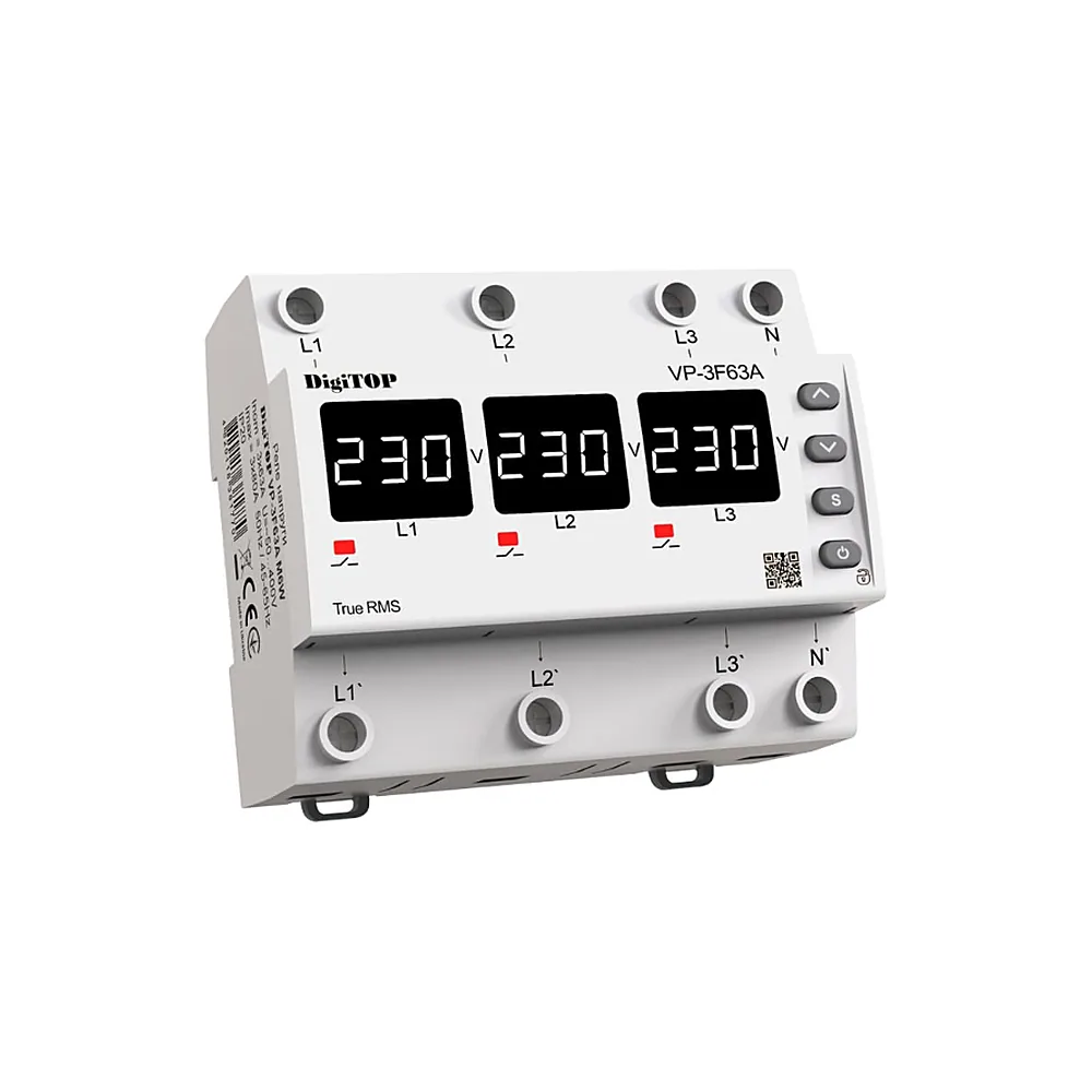 Реле напруги DigiTOP VP-3F63A M6W трифазне