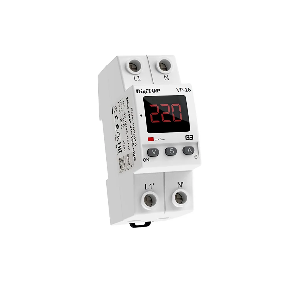 Реле напруги DigiTOP VP-16A M2R 16A VP-16A M2R