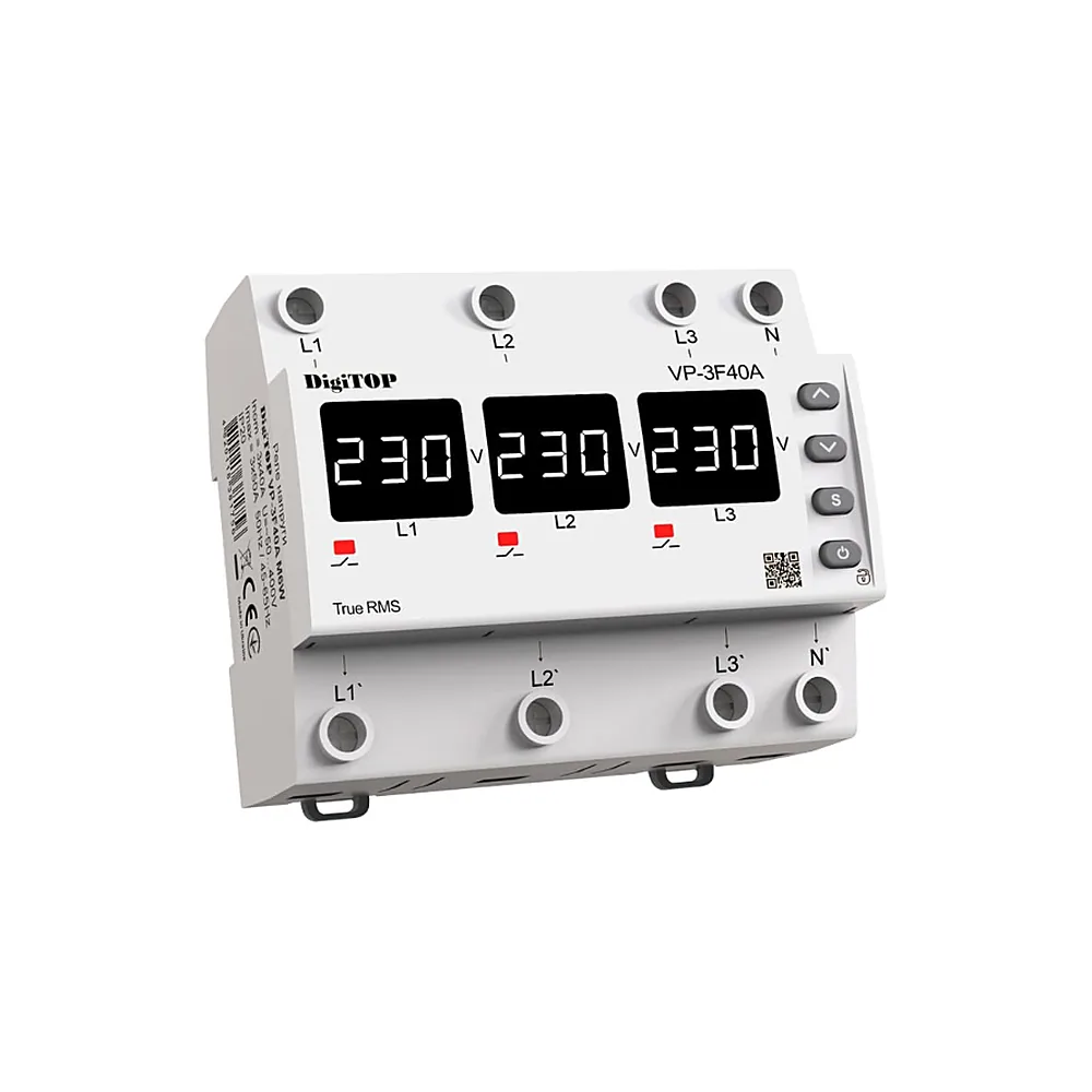 Реле напруги DigiTOP VP-3F40A M6W трифазне