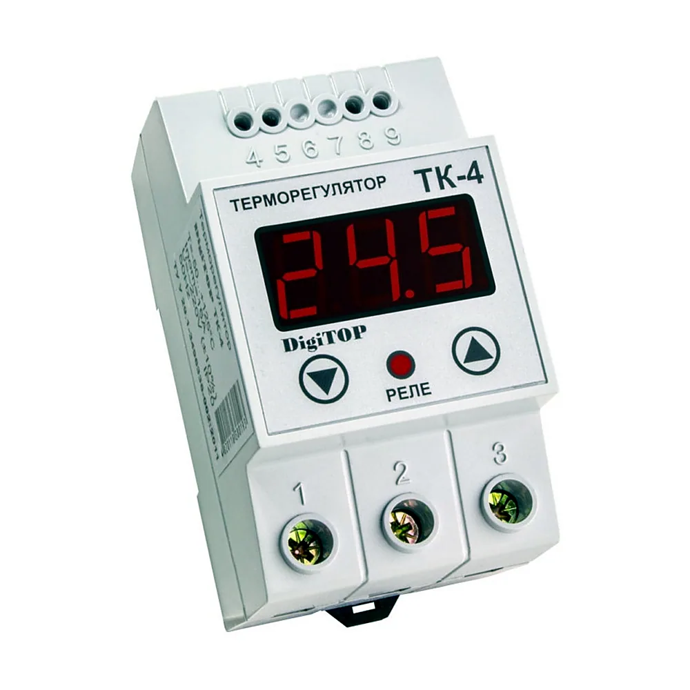 Терморегулятор DigiTOP ТК-4 з датчиком DS18B20 DIN ТК-4