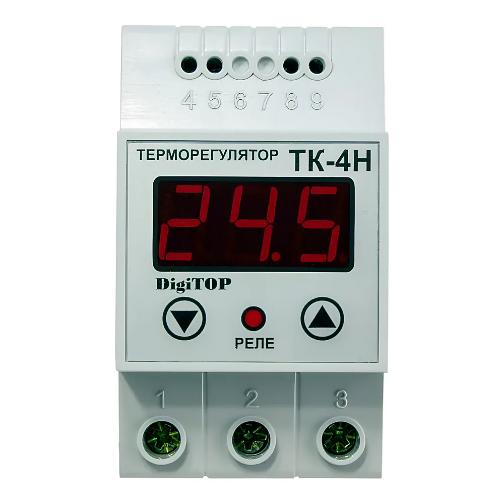 Терморегулятор ТК-4NC датчиком DS18B20 DIN DigiTOP TK-4H