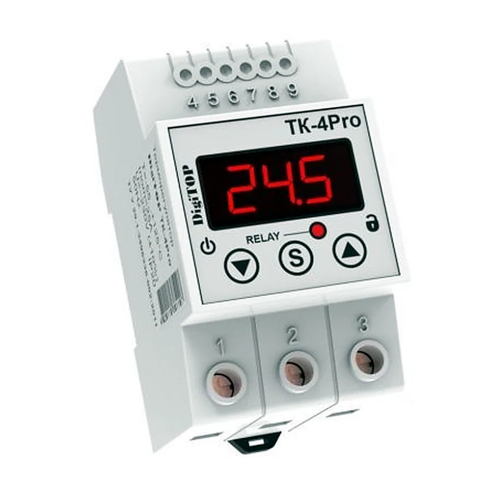 Терморегулятор DigiTOP ТК-4Pro з датчиком DS18B20 -50...+125°C ТК-4Pro