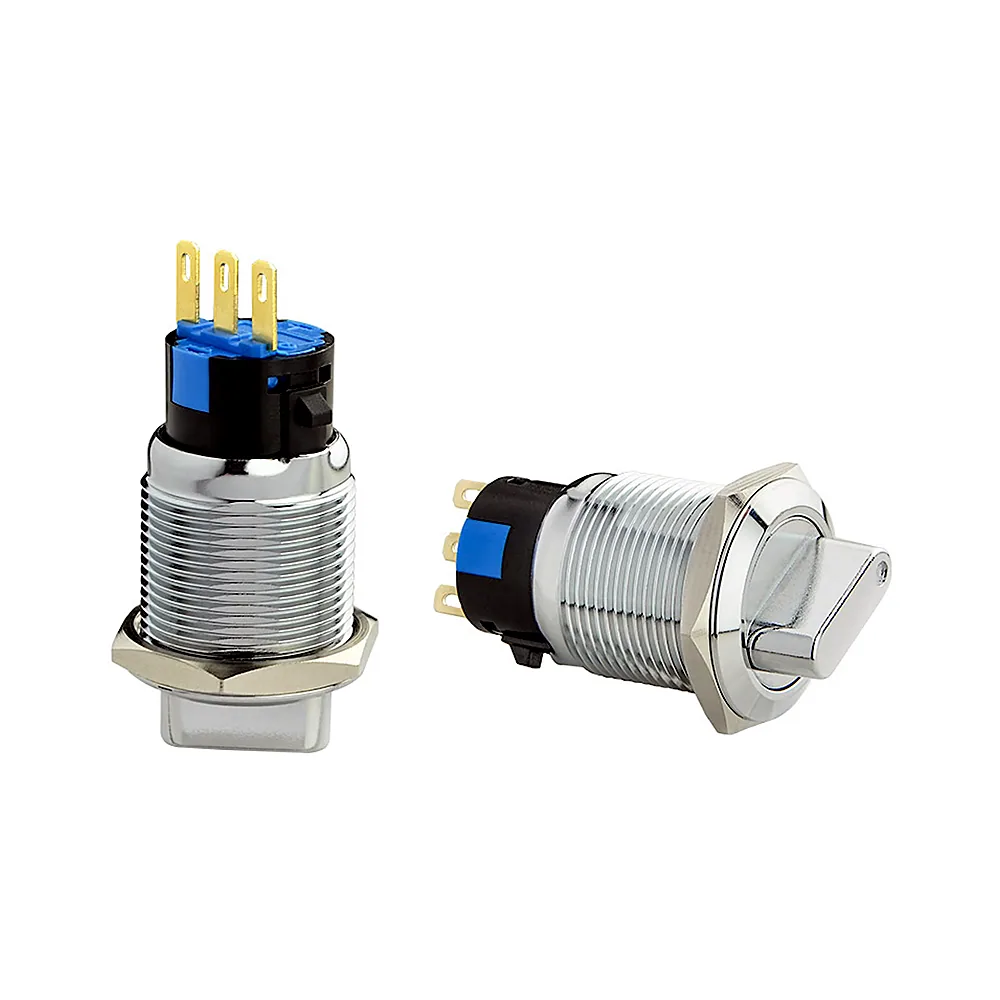 Кнопка металева поворотна АсКо TY 19C-X11/2 2 позиції 1NO+1NC A0140010216