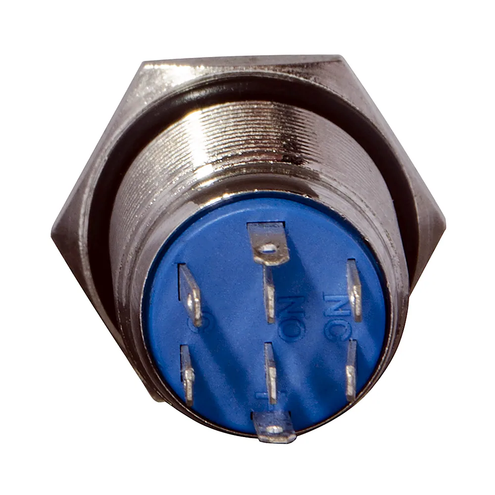 Кнопка АсКо TYJ 16-362 220V зелена з підсвіткою з фіксацією 2NO+2NC A0140010102
