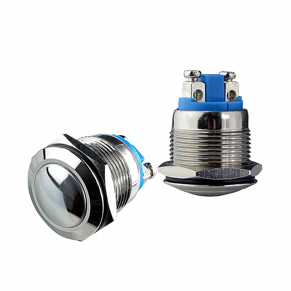 Кнопка АсКо TY 19-231A Scr металева 1NO A0140010105