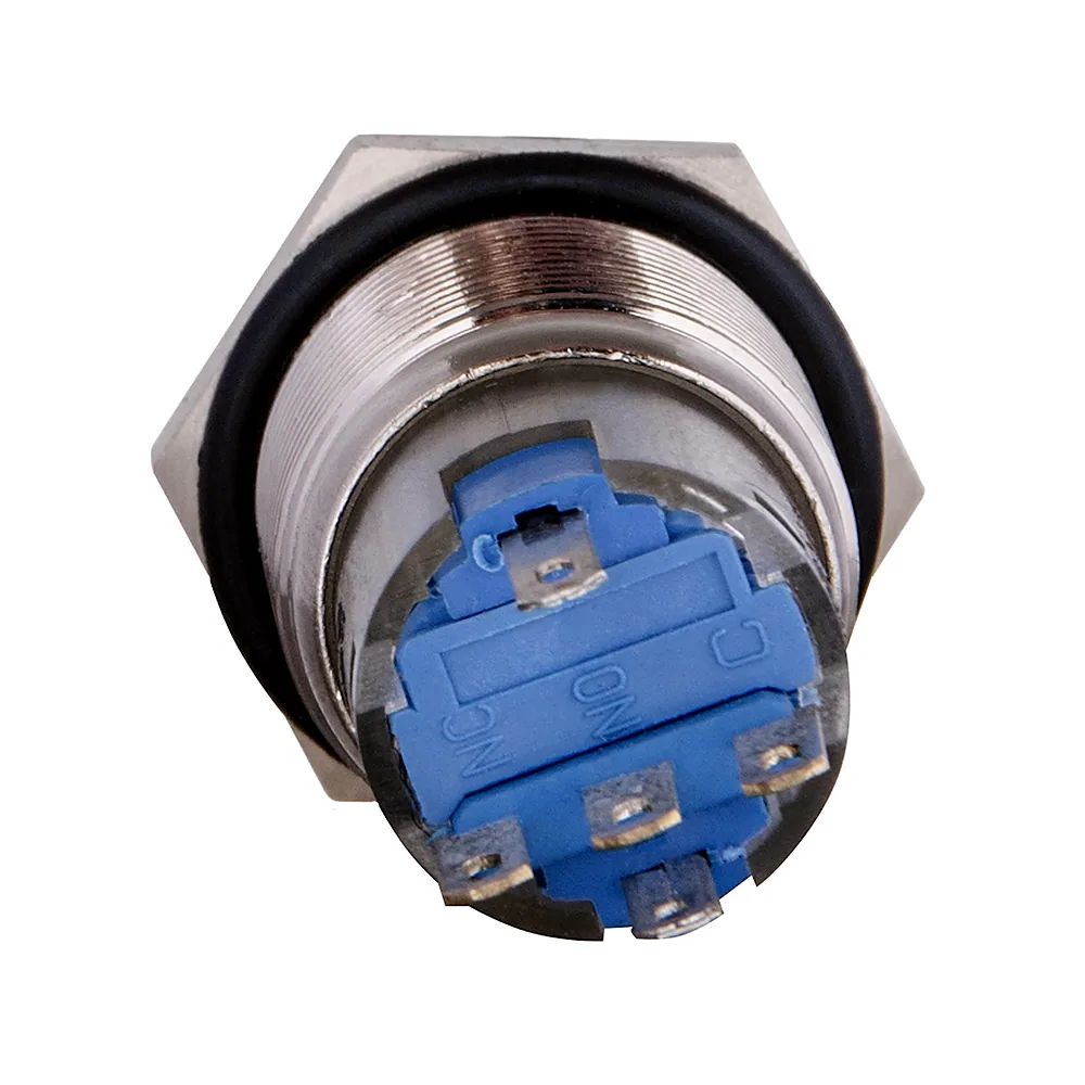 Кнопка АсКо TYJ 19-271 220V зелена з підсвіткою 1NO+1NC A0140010113