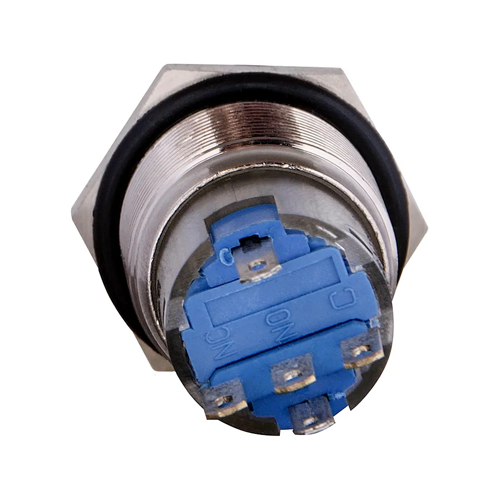 Кнопка АсКо TYJ 19-271 24V жовта з підсвіткою 1NO+1NC A0140010137