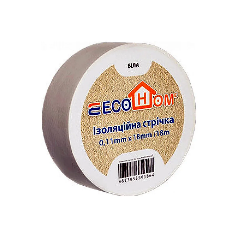 Ізострічка ЕСО 0,11мм*18мм/18м біла, АсКо
