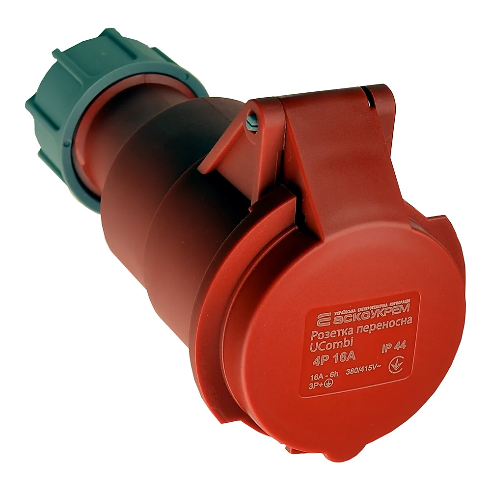 Розетка переносна Аско UCombi 4P 16А IP44 A0080010123
