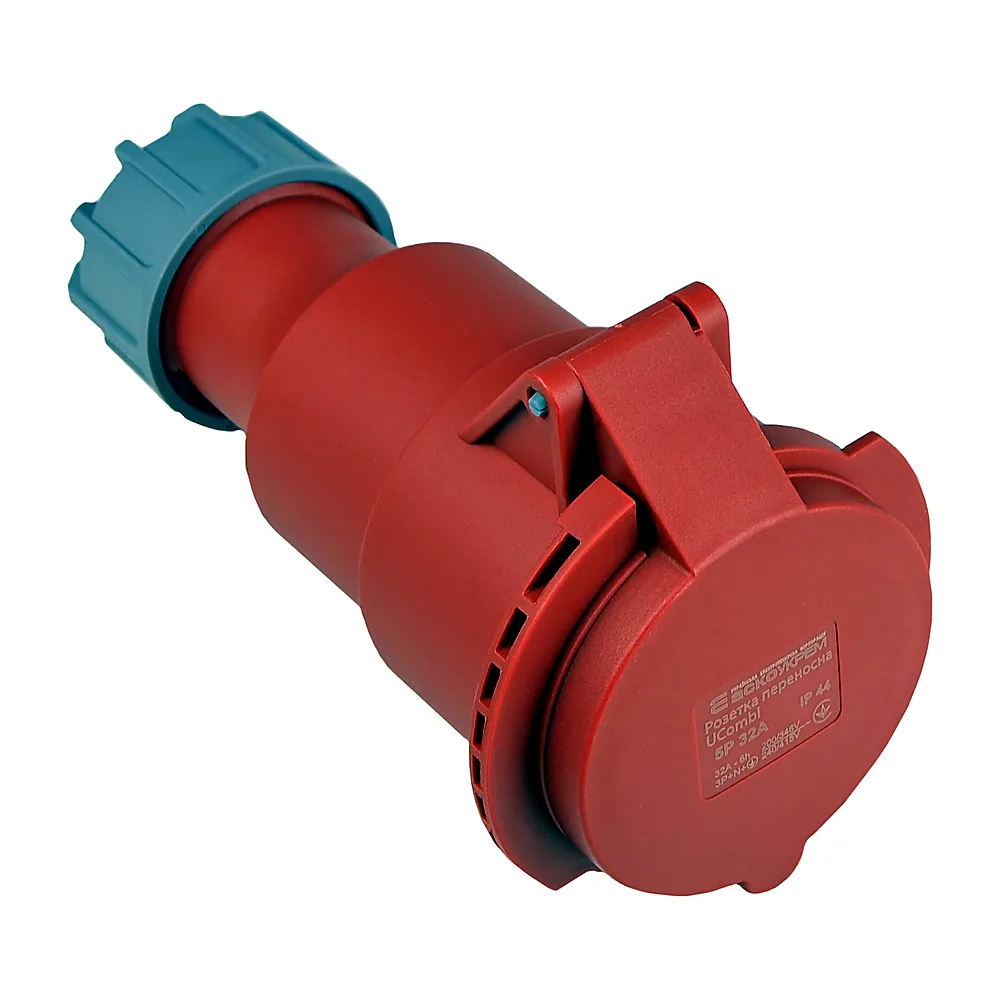 Розетка переносна АсКо UCombi 5P 32A IP44 A0080010130