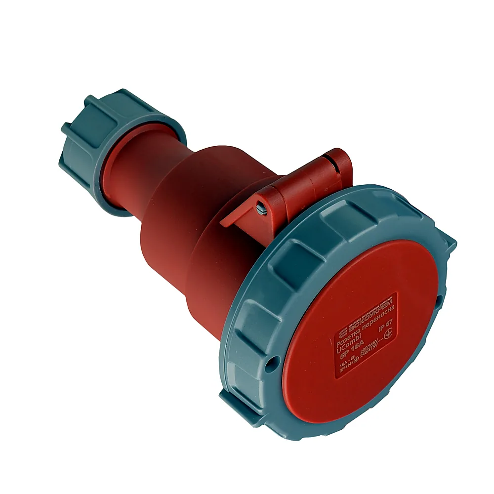 Розетка переносна Аско UCombi 5P 16А IP67 A0080010131