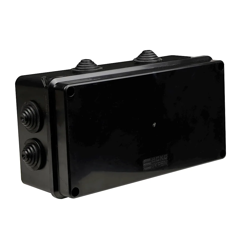 Розподільча коробка 200*100*70 UAtmo Jet Black (уп. 8шт)
