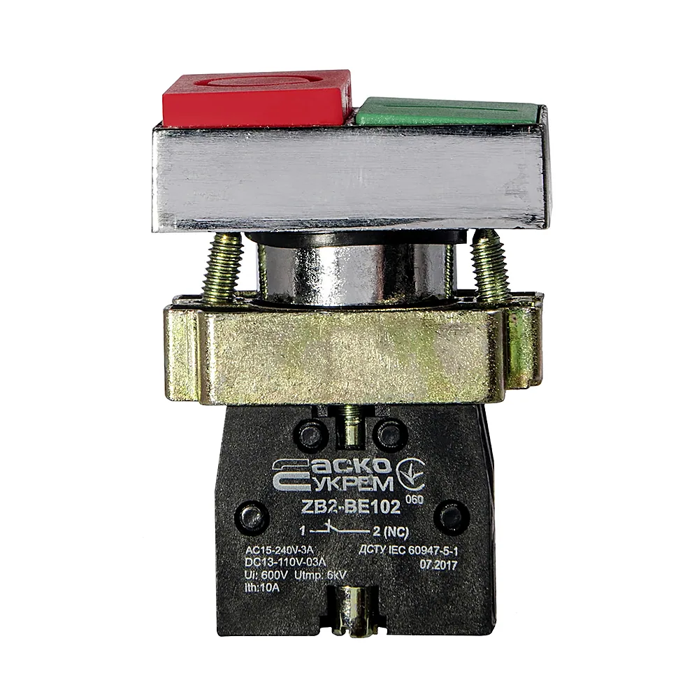 Кнопка подвійна АсКо XB2-BL8425 Старт/Стоп A0140010013