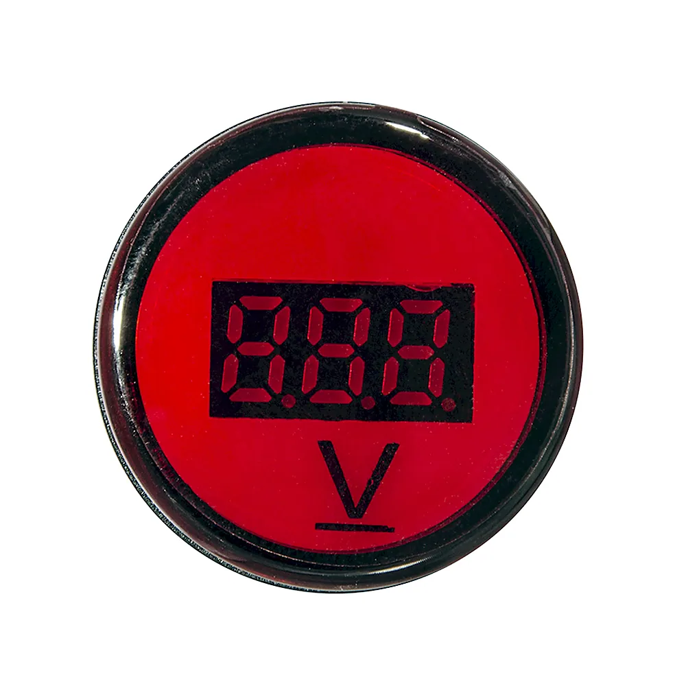 Вольтметр АсКо AD22-22 DVM червоний DC 5-30 В A0190010015