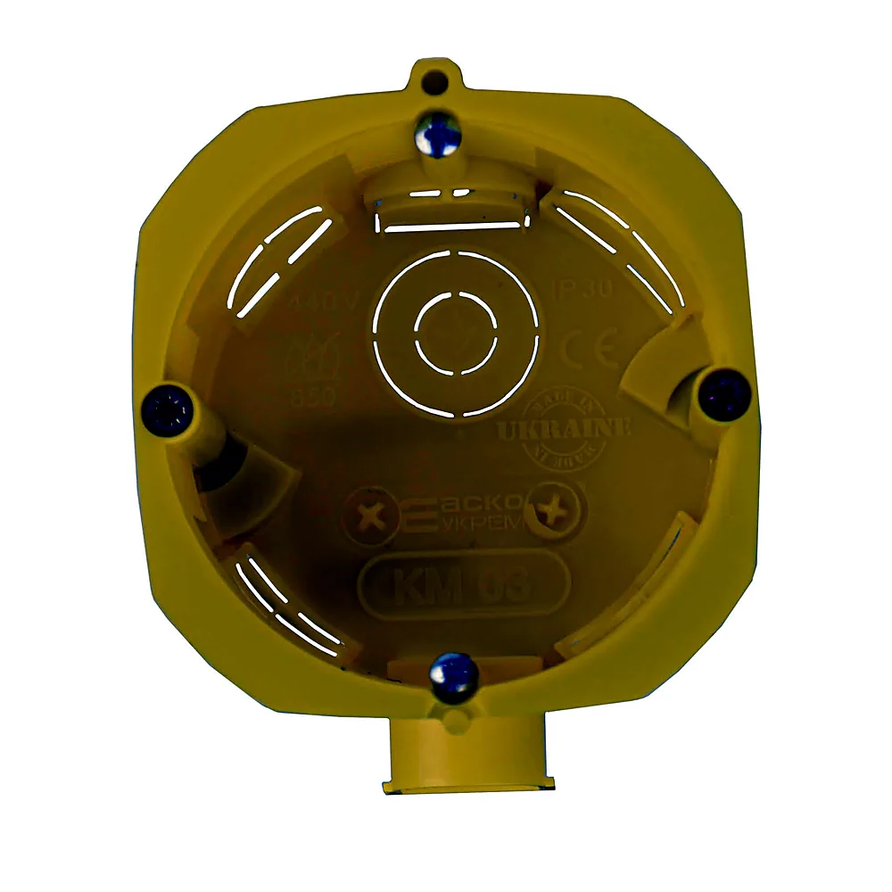 Коробка установча, d65 мм, гіпсокартон, КМ 03