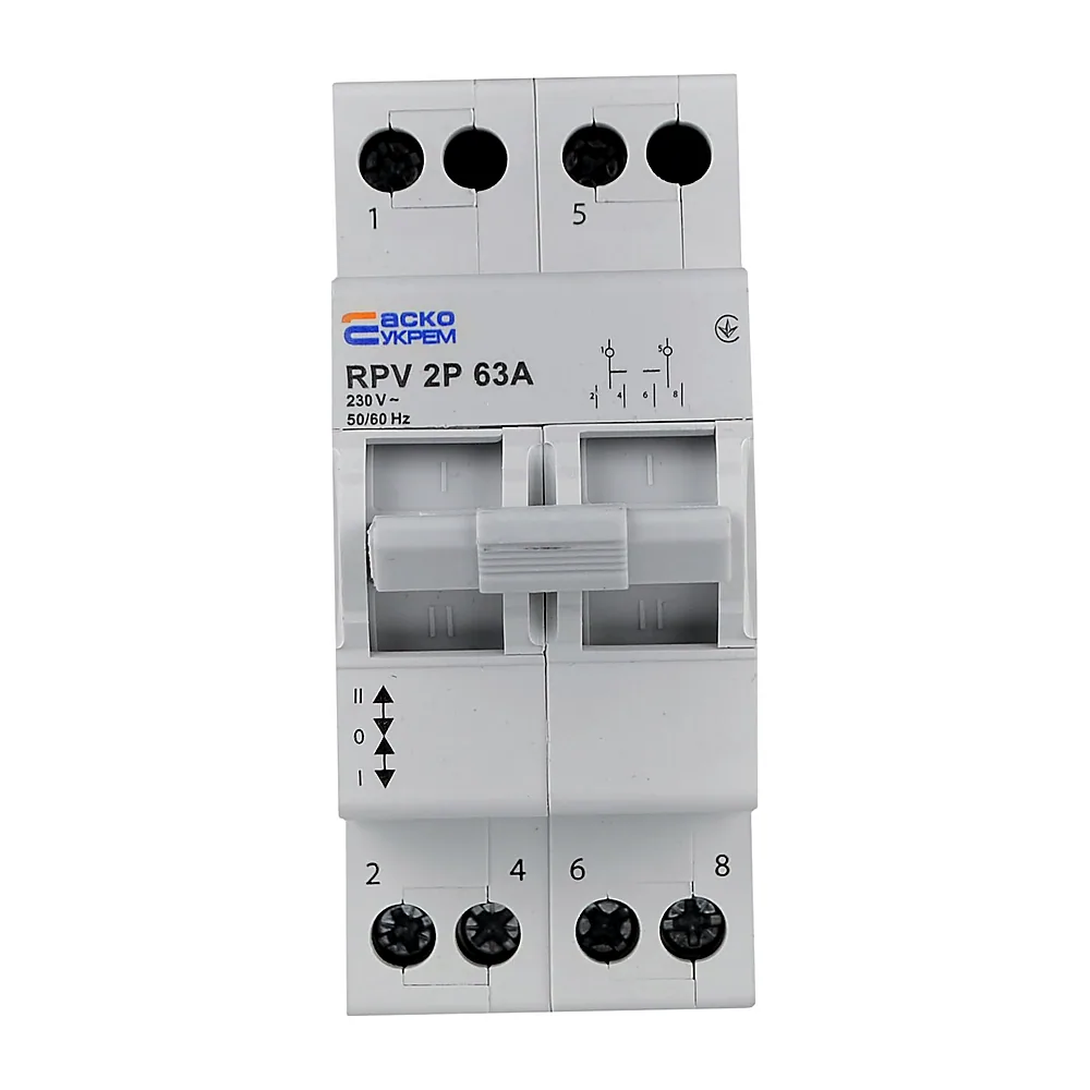 Перемикач вводу АсКо RPV 2P 63A A0010220006