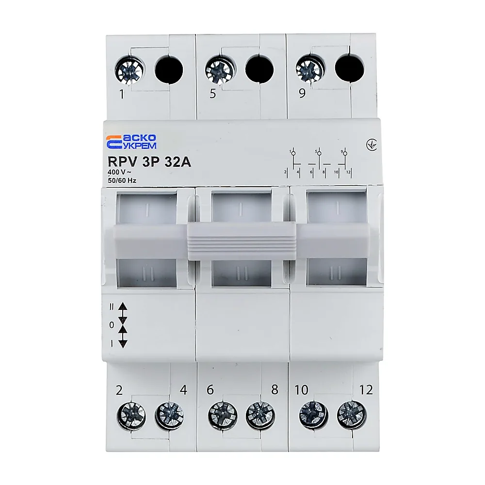 Перемикач вводу АсКо RPV 3P 32A A0010220009