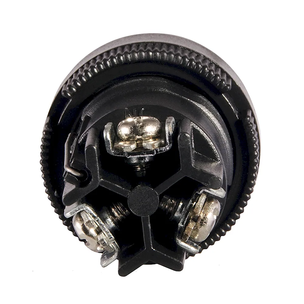 Кнопка АсКо XB2-EH125 Старт чорна з фіксацією 1NO+1NC A0140010040