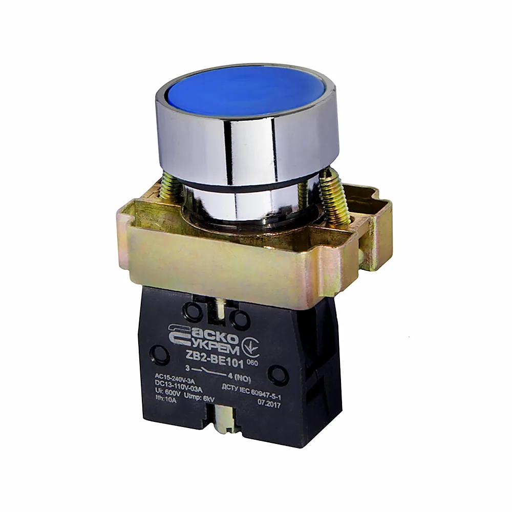 Кнопка АсКо XB2-BA61 Старт синя A0140010030