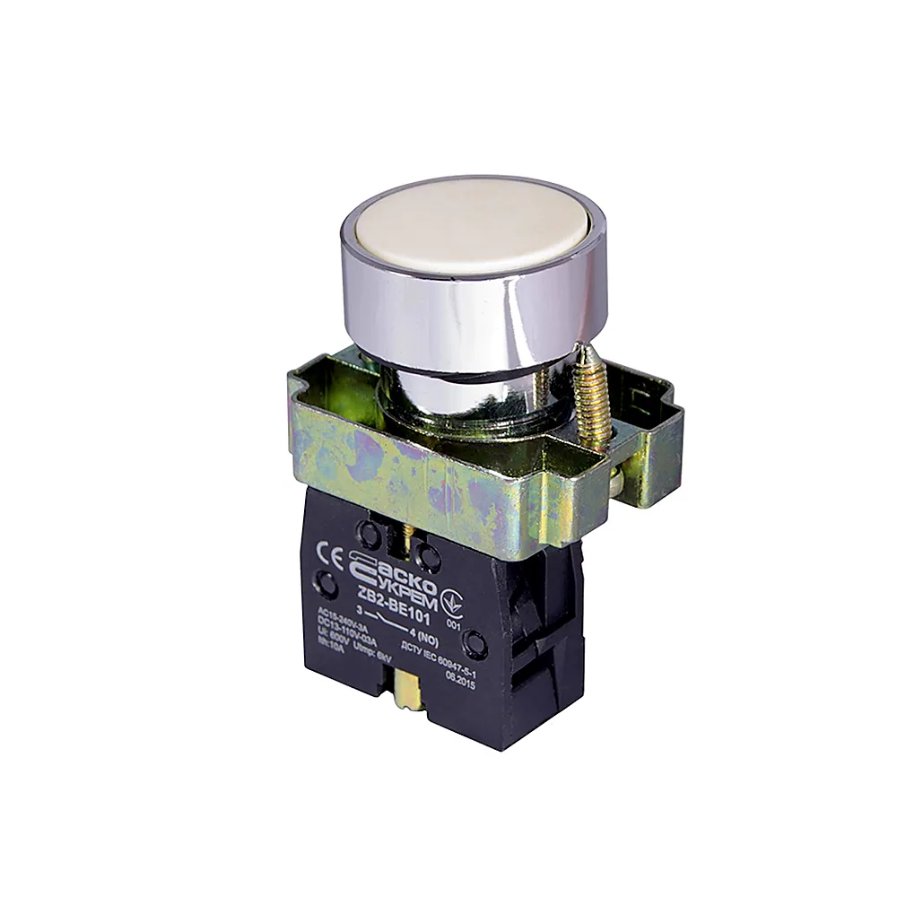 Кнопка керування АсКо XB2-BA11 Старт біла A0140010061