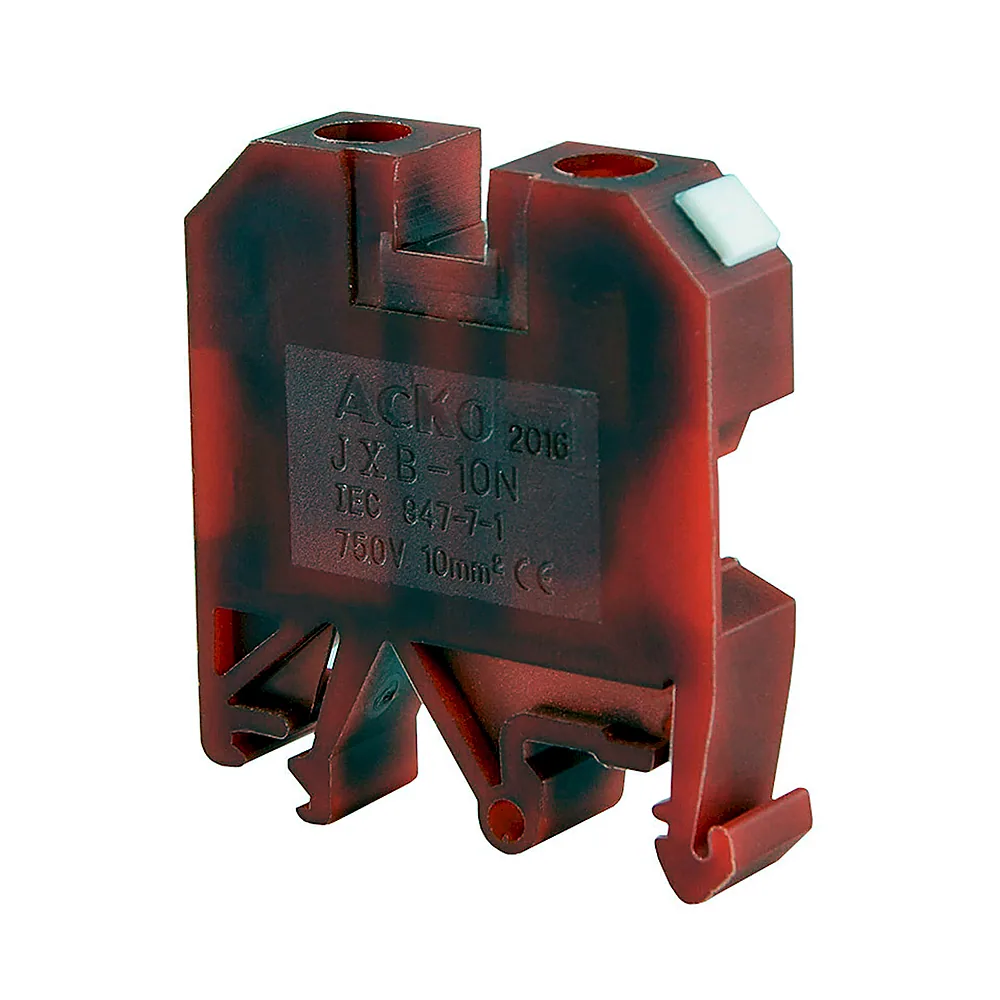 Клемник набірний АсКо JXB 10/35 червоний A0130010036
