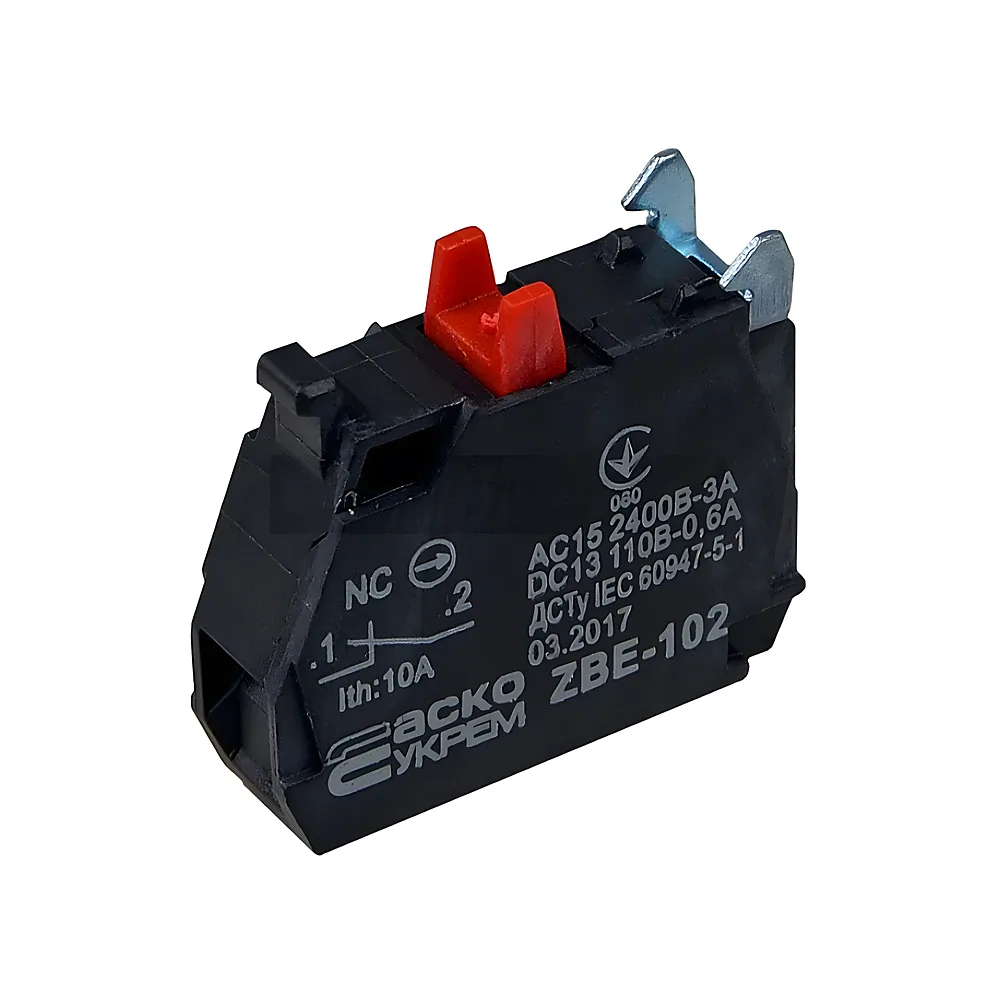 Допоміжний контакт ZBE-102 1NC Аско-Укрем A0140010181
