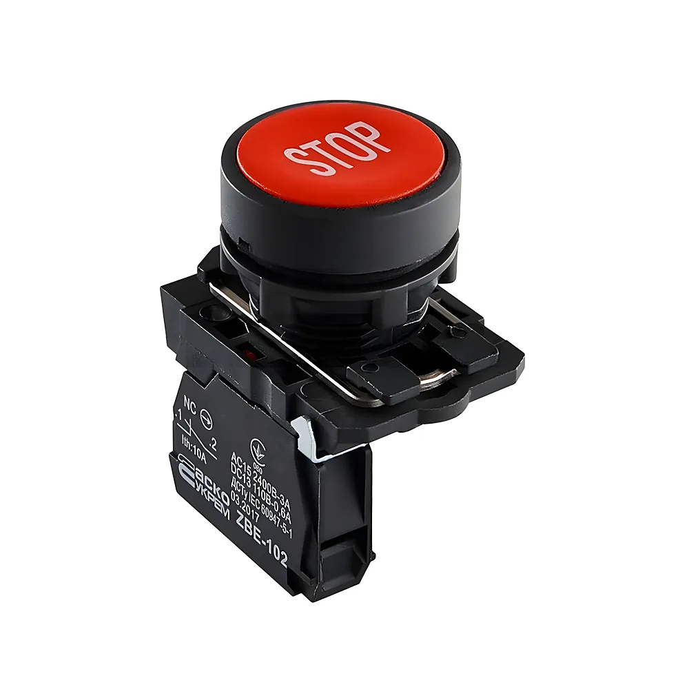 Кнопка TB5-AA4342 червона Аско-Укрем A0140010152