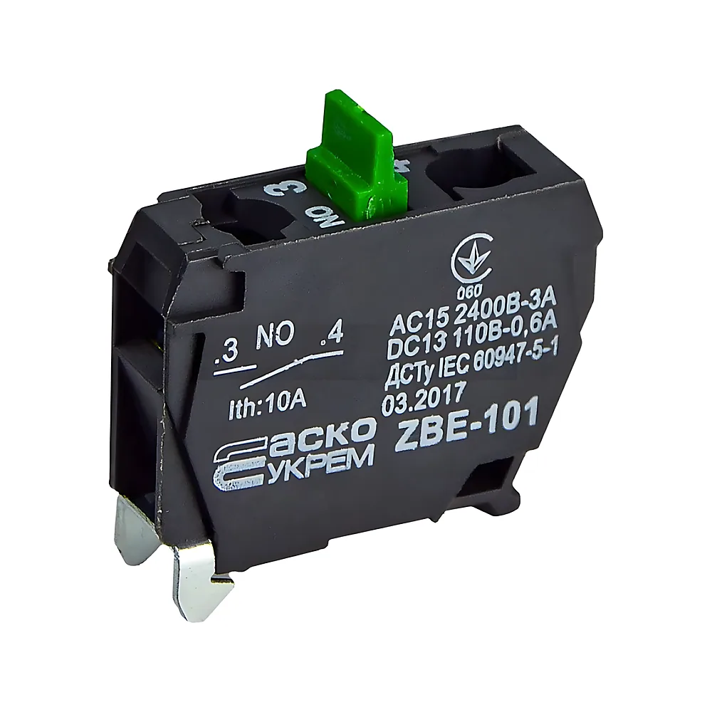 Допоміжний контакт ZBE-101 1NO Аско-Укрем A0140010182