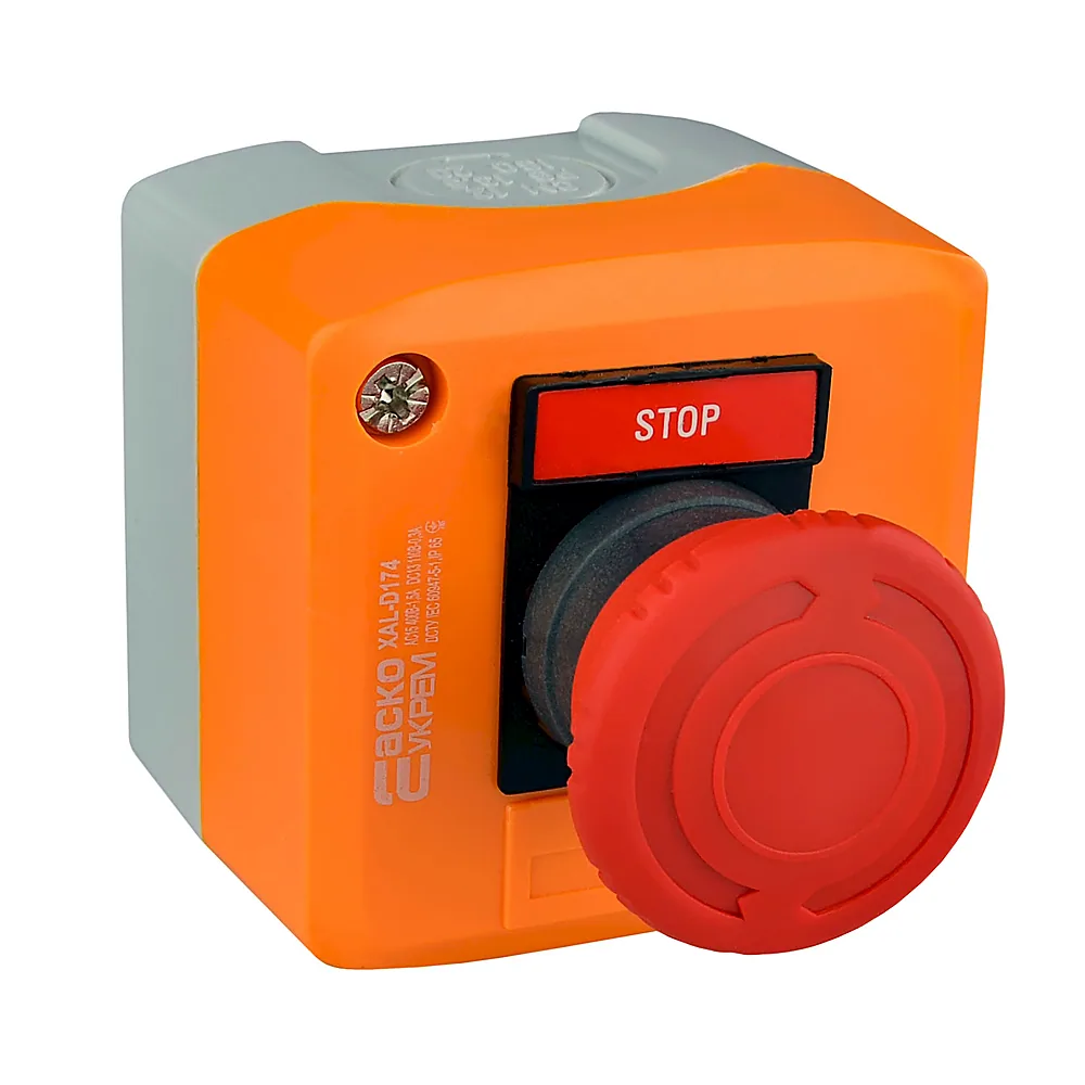 Пульт керування АсКо XAL-D174 одномісний аварійний стоп A0140020057