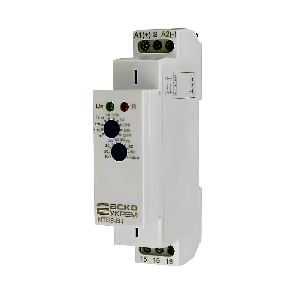 Реле часу NTE9-B1 12-240 В AC/DC Аско-Укрем A0010240003
