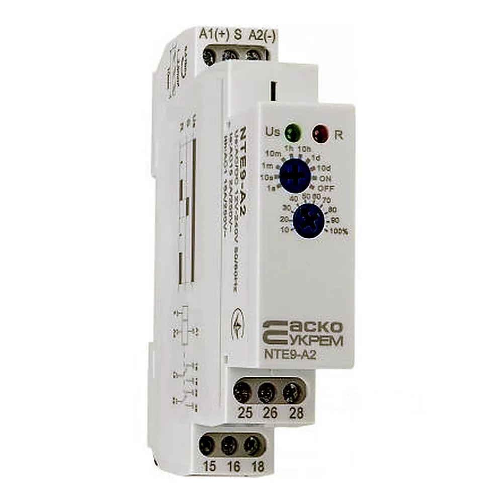 Реле часу АсКо NTE9-A2 12-240V AC/DC A0010240002