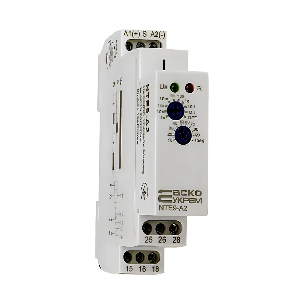 Реле часу NTE9-A2 12-240 В AC/DC Аско-Укрем A0010240002