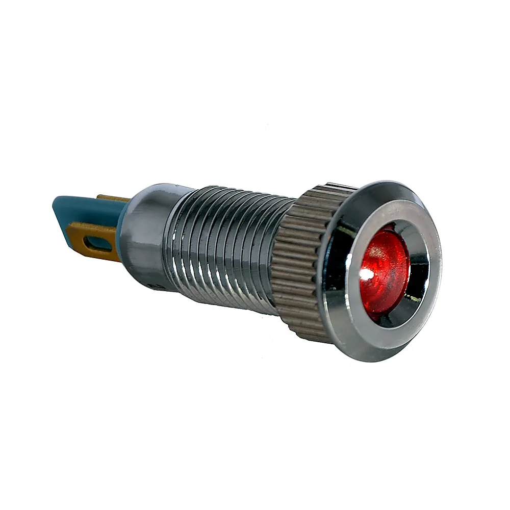 Сигнальна лампа АсКо TY08F червона 24V AC/DC A0140030201