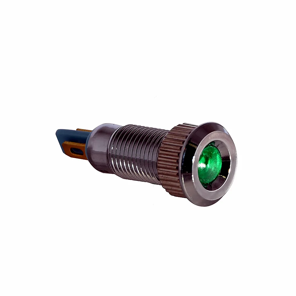 Сигнальна лампа АсКо TY08F зелена 24V AC/DC A0140030202