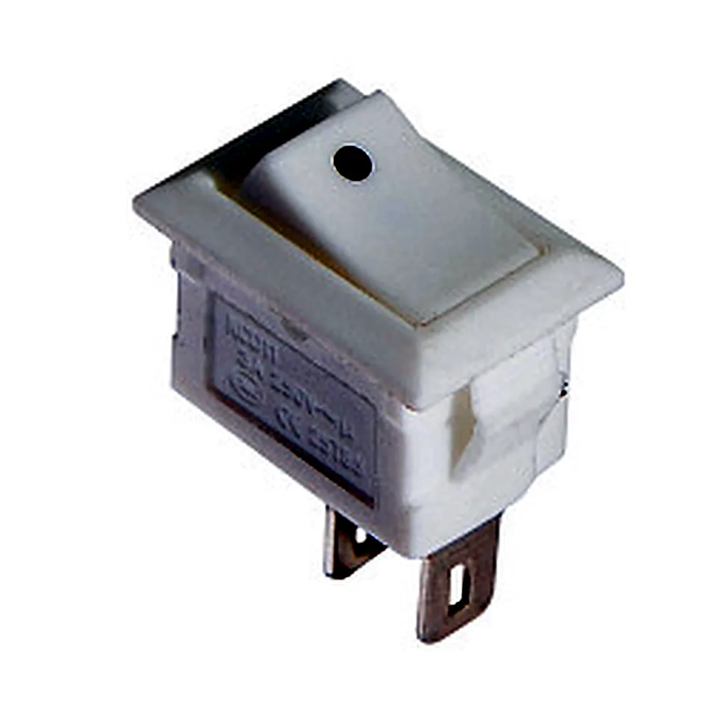 Перемикач клавішний АсКо KCD5-101 WH/WH білий A0140040130