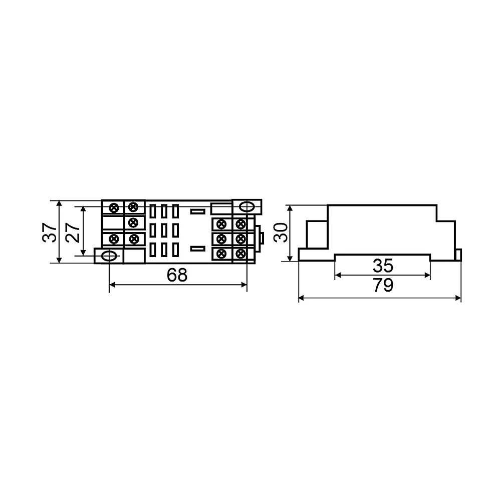 Колодка для реле АсКо PTF11A-E LY3 A0090060002
