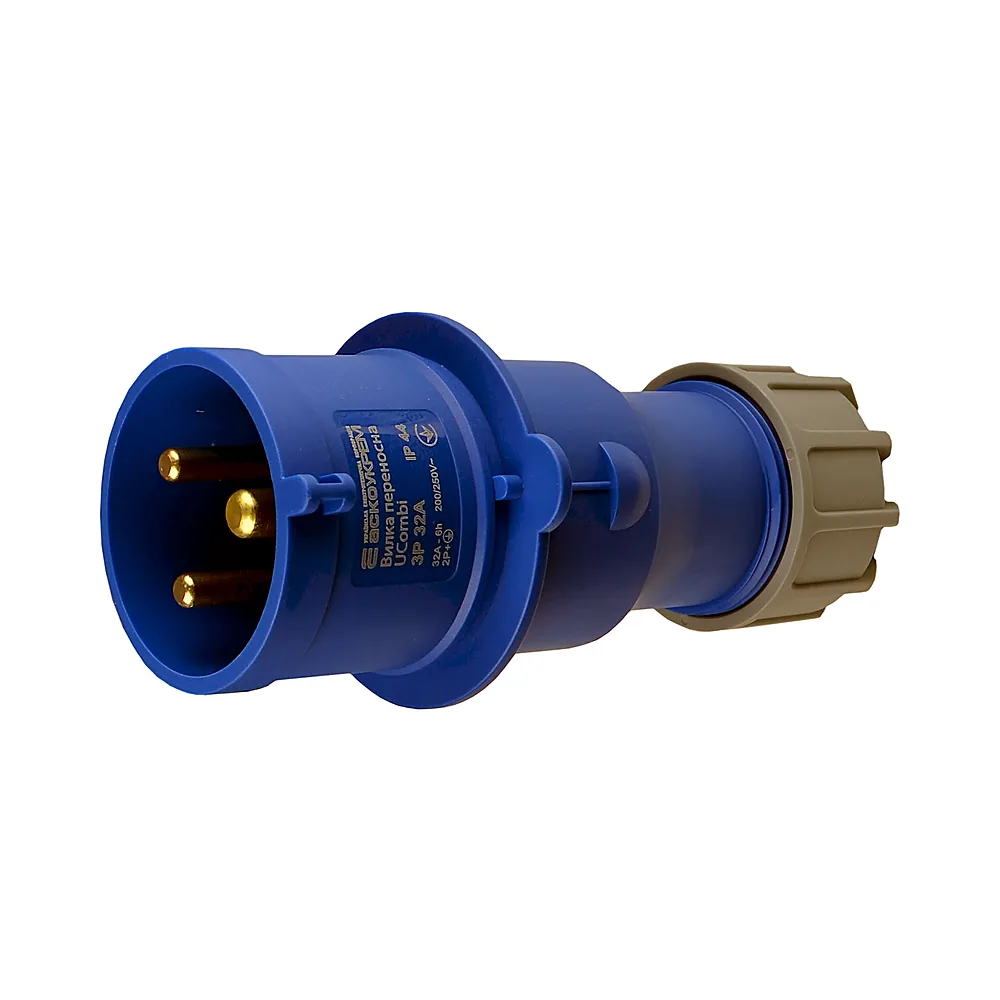 Вилка переносна АсКо UCombi 3P 32A IP44 A0080010102
