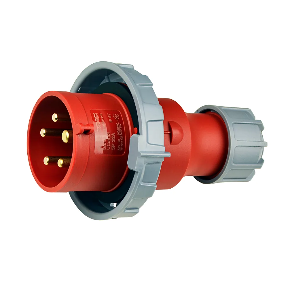 Вилка переносна Аско UCombi 5P 32А IP67 A0080010115
