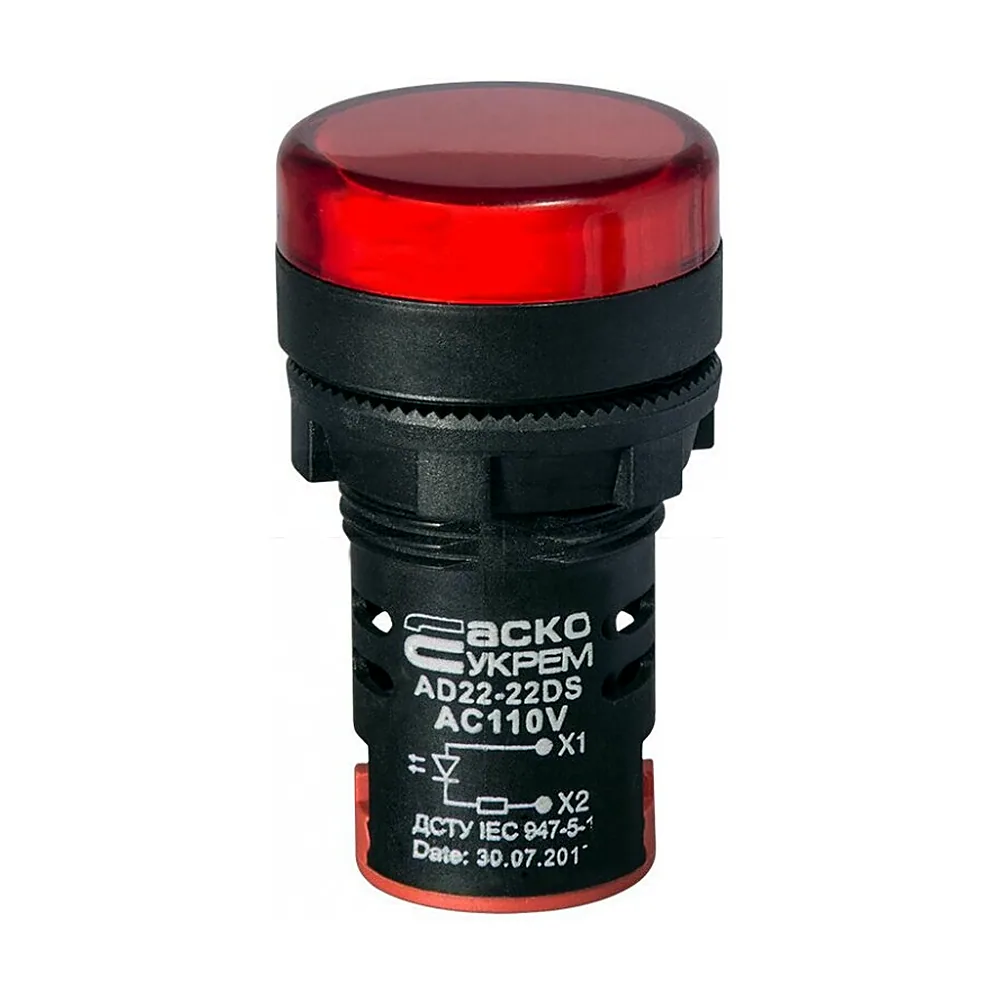 Світлодіодна матриця АсКо AD22-22DS червона 110В AC A0140030067