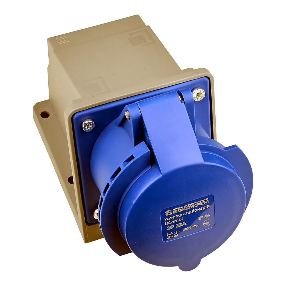 Розетка стаціонарна Аско UCombi 3P 32А IP44 A0080010142