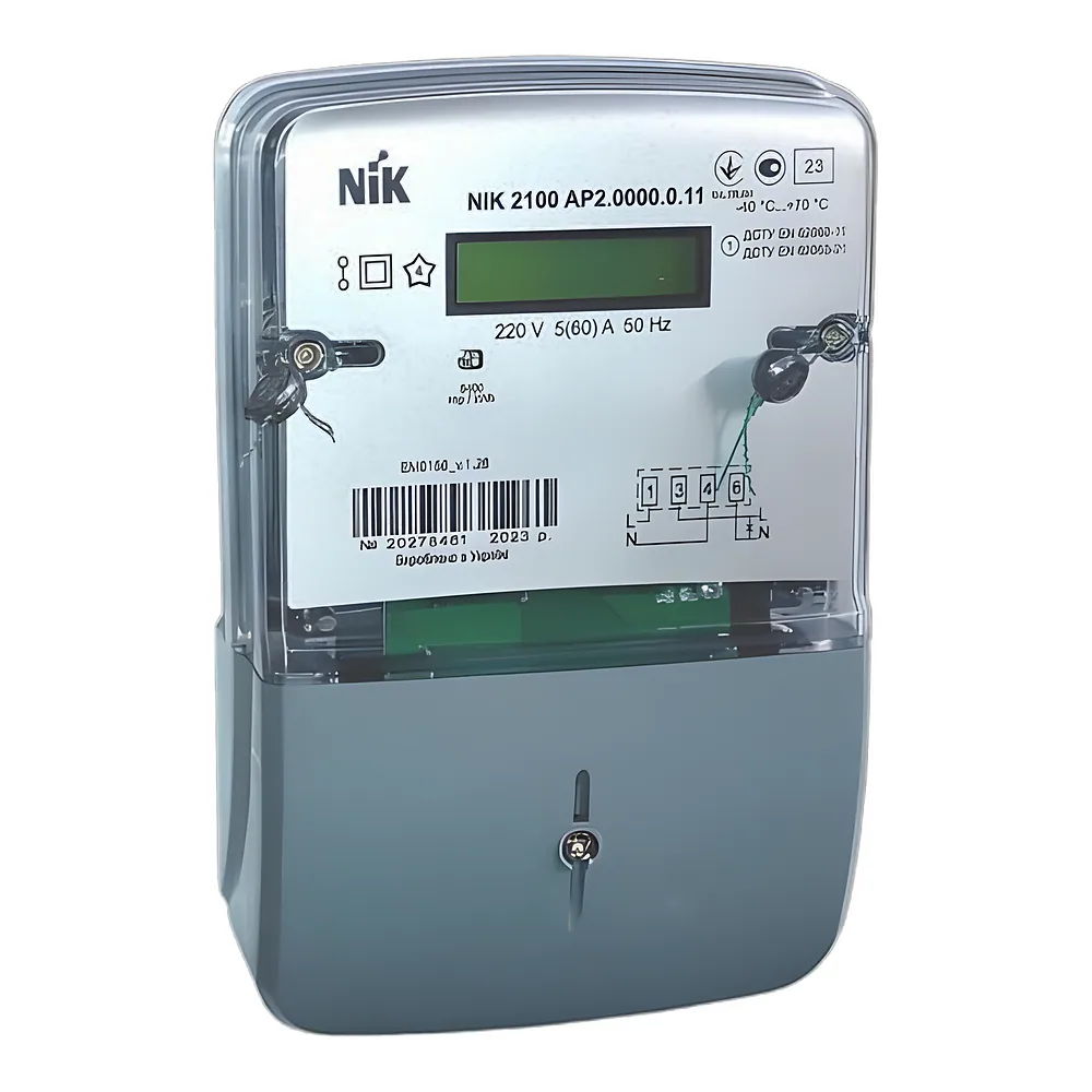 Лічильник електроенергії NIK2100 AP2.0000.0.12 230 В 5(60) А РКІ двошунтовий NiK 38341