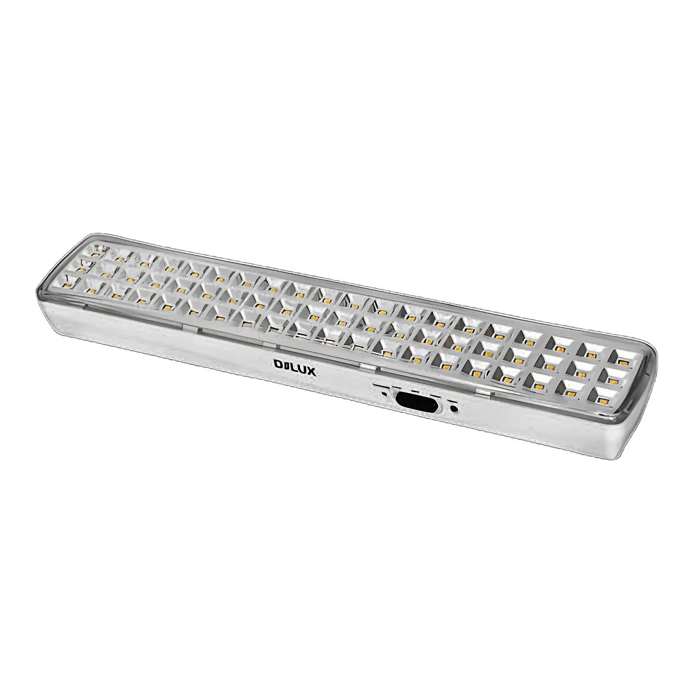 Аварійний світильник REL-601 3,7 В 2 А·год 60 LED 4 Вт 360х65х35 мм DeLux 90016961