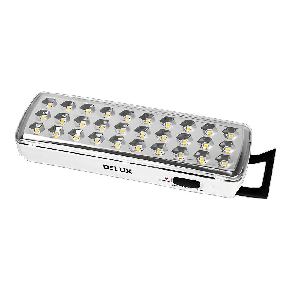 Аварійний світильник REL-501 3,7 В 1,2 А·год 30 LED 2 Вт 202х68х40 мм DeLux 90016960